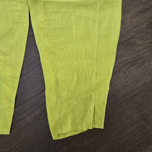 Bize linen cropped pants size 1 M - Picture 2 of 9